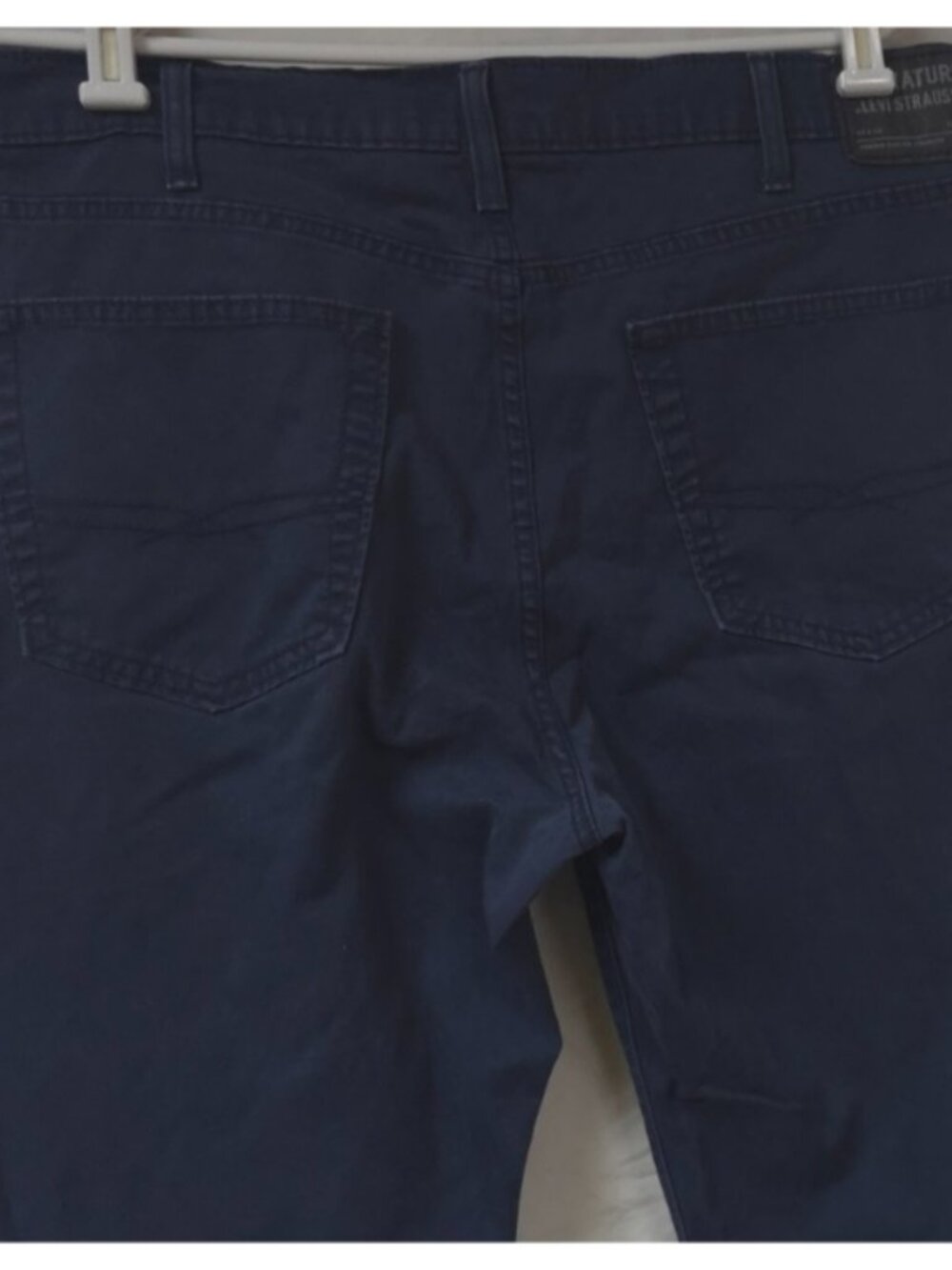 Signature Levi Strauss S67 Mens 40X30 Blue Stretch Athletic Fit Pants Jeans - Picture 9 of 14